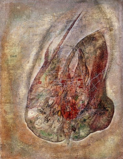 无题，c.1946（布面油画） 作者 阿尔弗雷德·奥托·沃尔夫冈·舒尔茨·沃尔斯