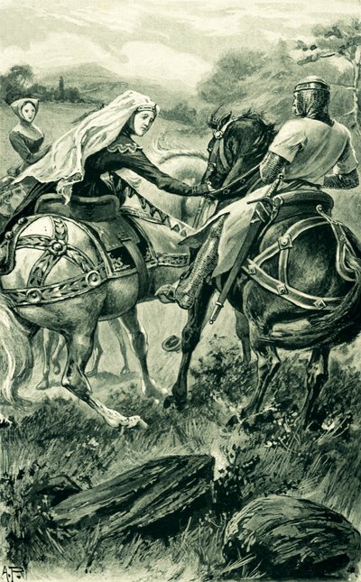 卡里克伯爵夫人和罗伯特德布鲁斯 作者 阿尔弗雷德·皮尔斯（Alfred Pearse）