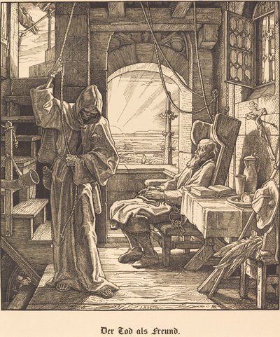 死亡是朋友》（Der Tod als Freund）。 作者 阿尔弗雷德·雷特尔