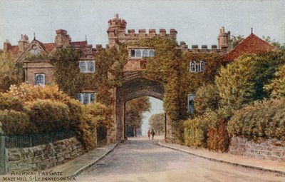 拱门支付门，迷宫山，St Leonards-on-Sea 作者 阿尔弗雷德·罗伯特·昆顿
