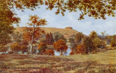Chanctonbury Ring，来自South Downs的Wiston Pond 作者 阿尔弗雷德·罗伯特·昆顿