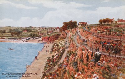 Cliff Garden，Promenade and Walks，Goodrington，Paignton 作者 阿尔弗雷德·罗伯特·昆顿