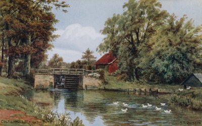 Coltishall Lock，在Bure上 作者 阿尔弗雷德·罗伯特·昆顿