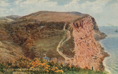 Ecclesbourne Glen和Cliffs，黑斯廷斯 作者 阿尔弗雷德·罗伯特·昆顿