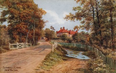 Fernhill Lane，新米尔顿 作者 阿尔弗雷德·罗伯特·昆顿