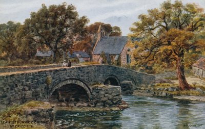 Llanystrumwdy Bridge，Nr。克里基厄斯 作者 阿尔弗雷德·罗伯特·昆顿