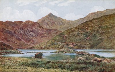 Llyn Llydaw和斯诺登 作者 阿尔弗雷德·罗伯特·昆顿