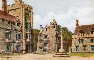 马格达伦学院，牛津大学第一法院 作者 Alfred Robert Quinton