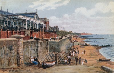 Pavilion und Beach，Clacton-on-Sea 作者 阿尔弗雷德·罗伯特·昆顿