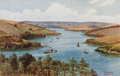 Salcombe，河口 作者 Alfred Robert Quinton