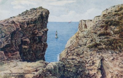 灯塔，从Beachy Head，伊斯特本 作者 Alfred Robert Quinton