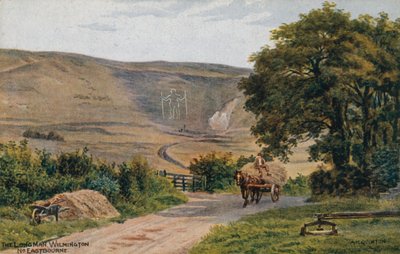 The Long Man，Wilmington，Eastbourne 作者 阿尔弗雷德·罗伯特·昆顿