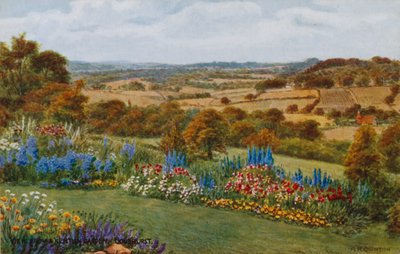 查看从肯特主义花园，Goudhurst 作者 阿尔弗雷德·罗伯特·昆顿