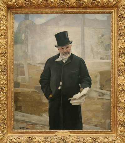 Portrait of Adolphe Alphand (1817-1891),1888 (oil on canvas) 作者 阿尔弗雷德·罗尔