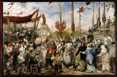 1880 年 7 月 14 日（油画素描） 作者 阿尔弗雷德·罗尔