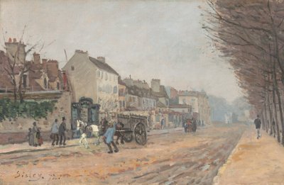 赫罗伊斯大道，阿让特伊，1872年。 作者 阿尔弗雷德·西斯利