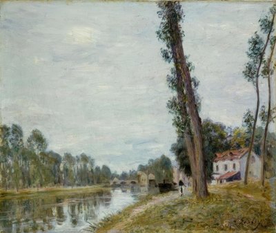 Flußlandschaft 作者 阿尔弗雷德·西斯利
