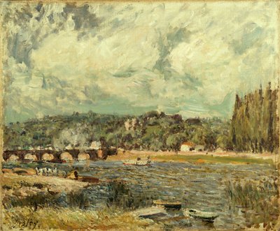 塞夫雷斯桥 作者 Alfred Sisley