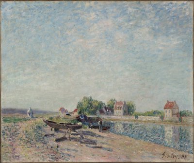 圣马梅斯（Los Canal），1885年。 作者 阿尔弗雷德·西斯利