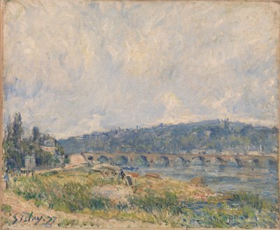 塞夫勒大桥（Le Pont de Sèvres） 作者 Alfred Sisley