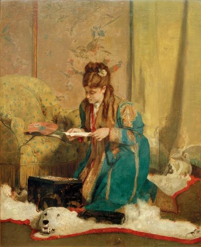史蒂文斯，珠宝盒 作者 阿尔弗雷德·埃米尔·史蒂文斯（Alfred Emile Stevens）