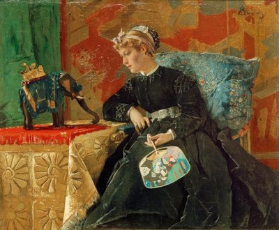 史蒂文斯（如果在巴黎） 作者 阿尔弗雷德·埃米尔·史蒂文斯（Alfred Emile Stevens）