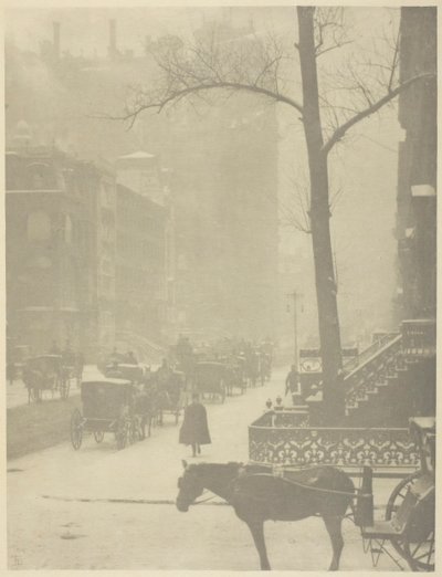 街道，第五大道，190001，印刷190304。 作者 阿尔弗雷德·斯蒂格利茨