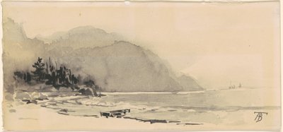 海滩上的船 作者 阿尔弗雷德·汤普森·布里彻