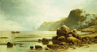大马南岛索斯海德（Southhead）低潮 作者 阿尔弗雷德·汤普森·布里彻