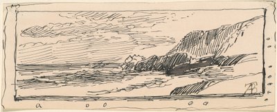 岩石海岸 作者 阿尔弗雷德·汤普森·布里彻