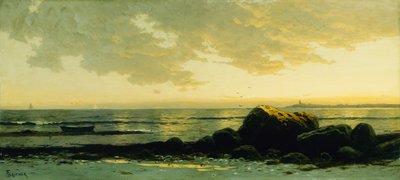 海景（布面油画） 作者 阿尔弗雷德·汤普森·布里彻