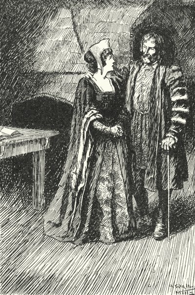 玛格丽特罗珀，托马斯莫尔爵士的长女，于1535年访问她的父亲 作者 Alfred Wallis Mills