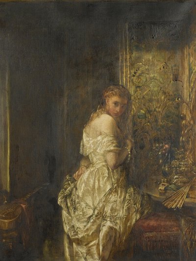 白衣女子，1872年 作者 阿尔弗雷德·伍尔默
