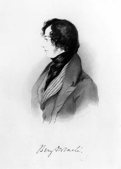 本杰明迪斯雷利的肖像（1804-81）1837年 作者 Alfred d Orsay