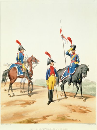 法国军队，由古斯塔夫·大卫（1824-91）1810年刻 作者 阿尔弗雷德·德继马伯特之后