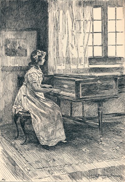 绅士约翰-哈利法克斯的插图"，约1897年 作者 爱丽丝·巴伯·斯蒂芬斯