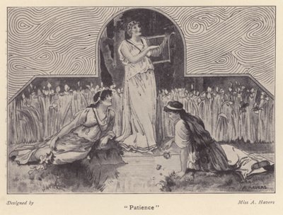 “耐心”（石版画） 作者 爱丽丝·哈弗斯
