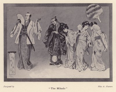 "The Mikado" (litho) 作者 爱丽丝·哈弗斯