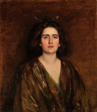 十六岁的劳拉，1896年。 作者 爱丽丝·派克·巴尼