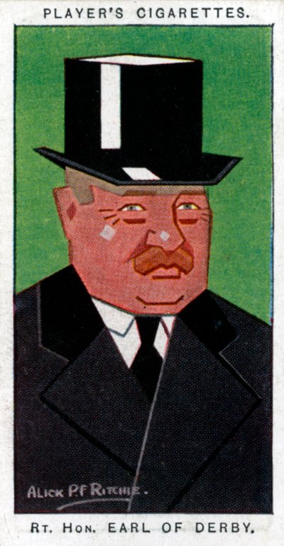 爱德华·乔治·维利尔斯·斯坦利（Edward George Villiers Stanley），第26届德比伯爵，1926年。 作者 阿里克·PF·里奇