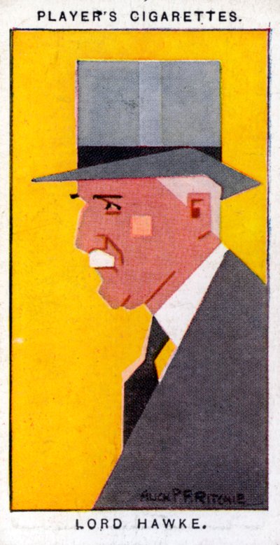 马丁·布雷登·霍克（Martin Bladen Hawke），第7霍克男爵，1926年，英国板球运动员。 作者 阿里克·PF·里奇