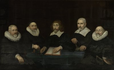 米德尔堡教养院摄政者，1643 年 作者 阿莱特·范·洛宁加