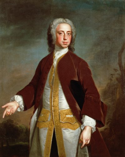 谢拉德·曼纳斯勋爵（Lord Sherard Manners）的肖像，拉特兰公爵的第六个儿子，1742年之前 作者 艾伦·拉姆齐