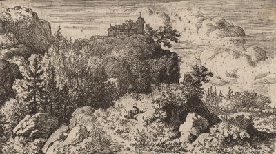 隘口的枞树，大概在1645-1656年。 作者 阿拉特·范·埃弗丁根