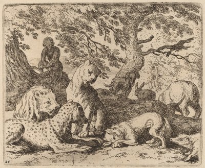 Reynard Winds His Tale and Wrongs His Father，大概在1645-1656年间。 作者 阿拉特·范·埃弗丁根