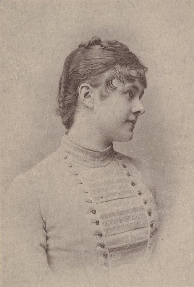 Lili Rupp，来自女演员系列N67，宣传Virginia Brights Cigarettes for A...，约1888年。 作者 艾伦和金特