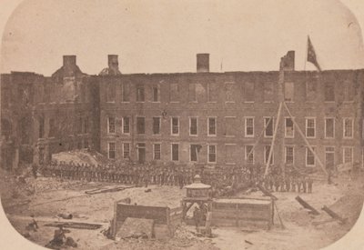 萨姆特堡的撤离，1861年4月，1861年4月。 作者 阿尔玛 A.佩洛特。