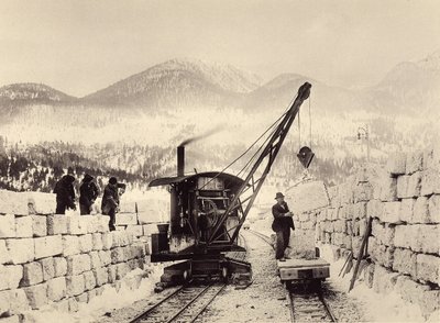 Worcheiner 隧道于 1897 年开工建设。照片 1905 年（照片） 作者 阿洛伊斯啤酒