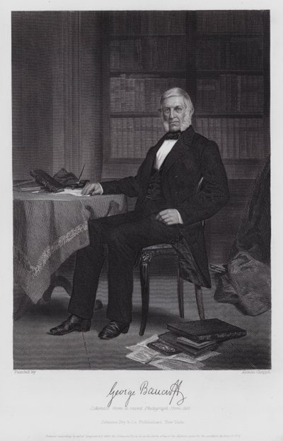 George Bancroft (engraving) 作者 阿隆佐（后）查佩尔