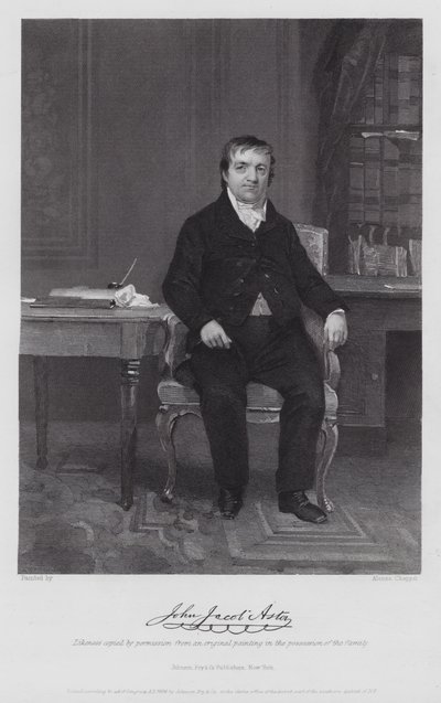 John Jacob Astor (engraving) 作者 阿隆佐（后）查佩尔